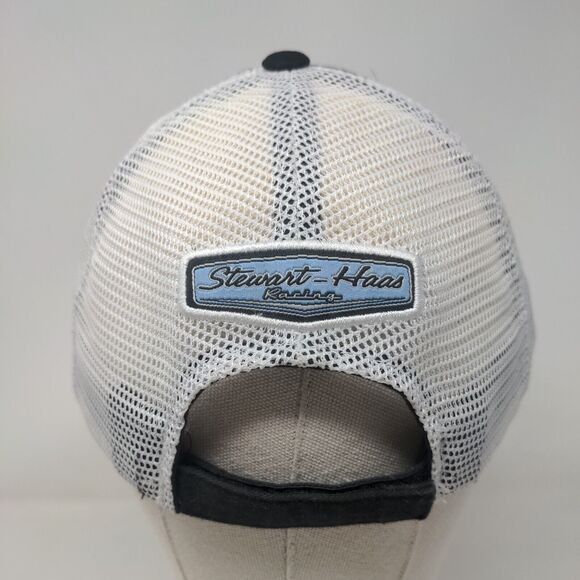 GoDaddy.com Strapback Mesh Back Trucker Hat Black One Size Stewart-Haas Racing - Picture 5 of 7